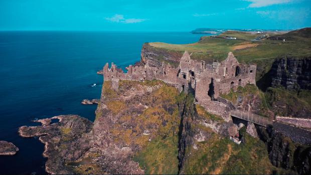 Dunluce Castle's exterior was used in Game of Thrones.